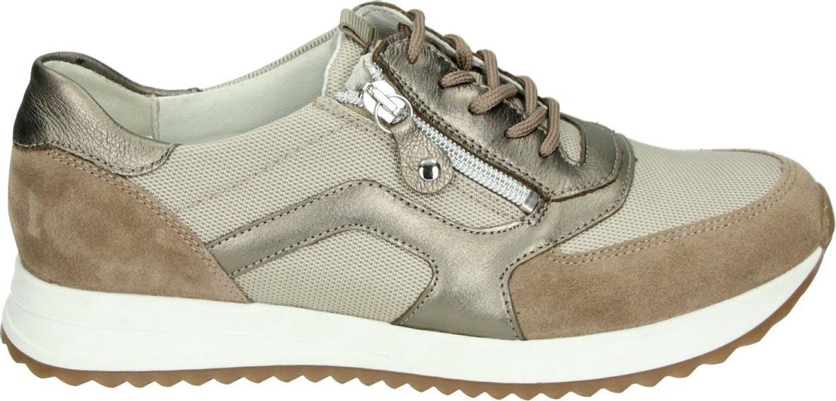 Waldlaufer 752003 H-Vicky - Dames Lage sneakers - Kleur: Bruin - Maat: 38
