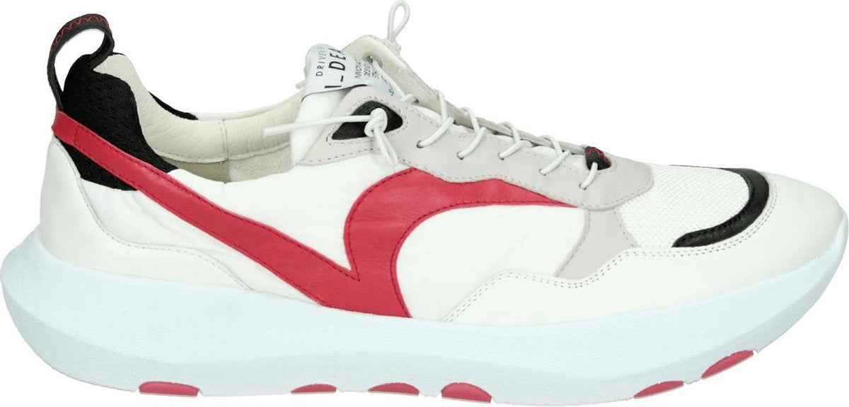 Hogl 100908 - Volwassenen Lage sneakers - Kleur: Wit/beige - Maat: 40.5