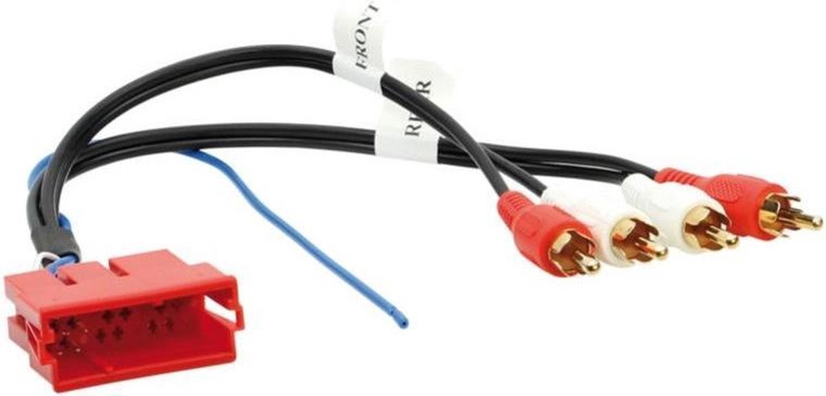 Actieve Systeem Adapter Audi Mini ISO > Cinch