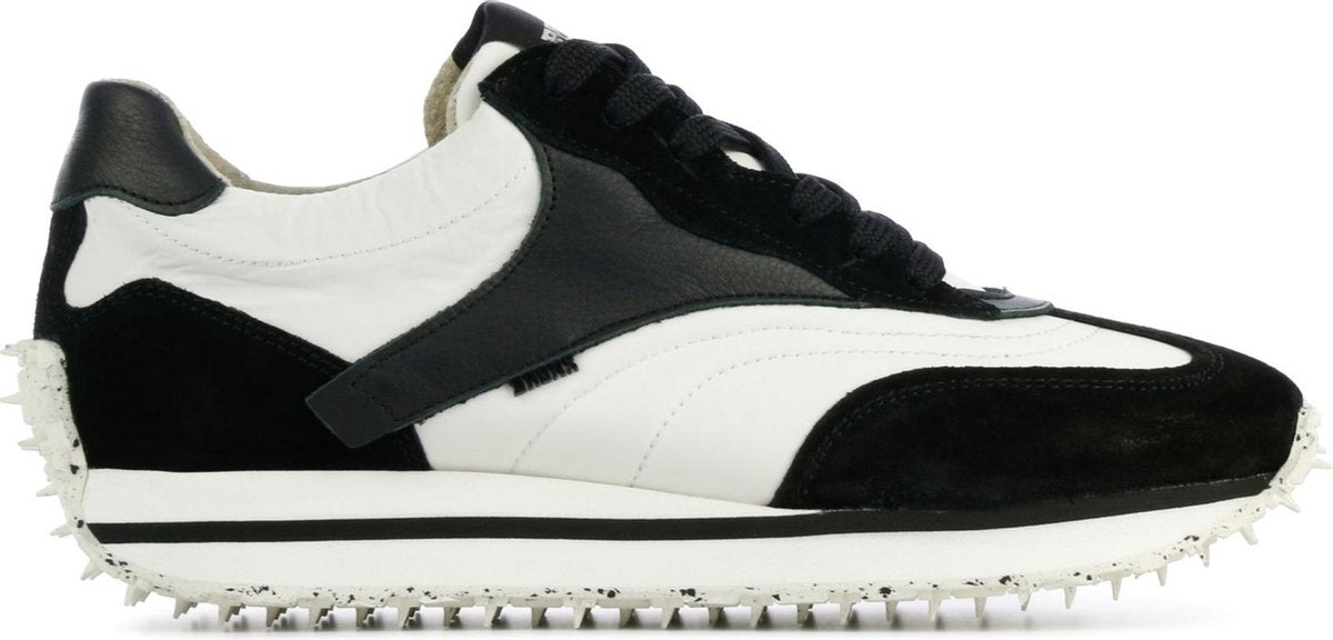Bronx Vrouwen Leren Lage sneakers / Damesschoenen 66373-cp - Wit - Maat 36