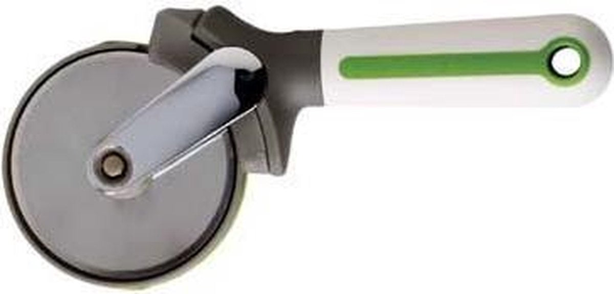 FreshForce Pizzasnijder - Pizzames - Roller - Groen - RVS