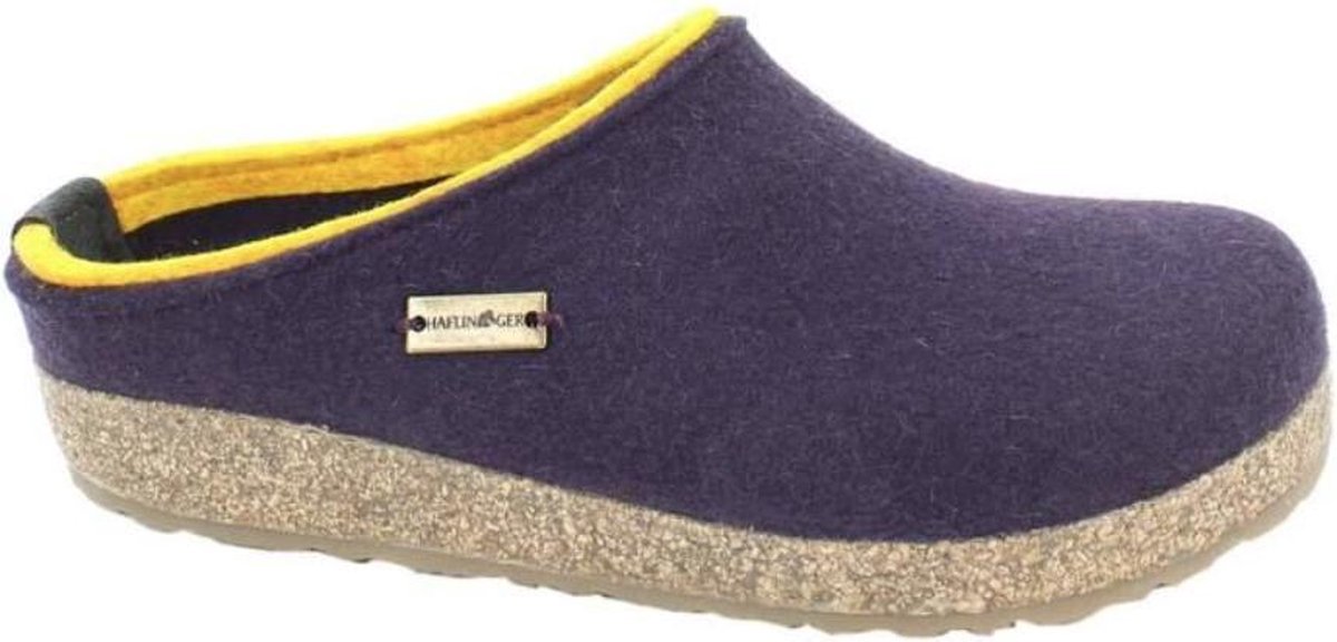 Haflinger Grizzly Kris Pantoffel - Lavendel - Maat 38 - S17