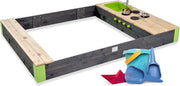 EXIT Aksent houten zandbak 200x140cm met Zsilt speelset