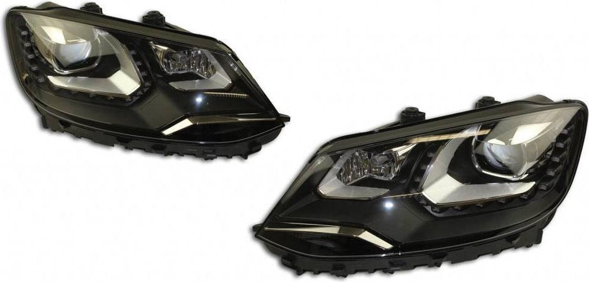 Bi-Xenon Scheinwerfer Set LED TFL für VW Sharan 7N - ohne elektr. Dämpferregelung