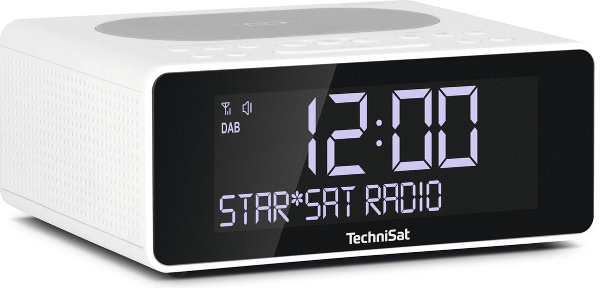 TechniSat Digitradio 52 - DAB+ Wekkerradio - Digitaal - Qi lader - Wit