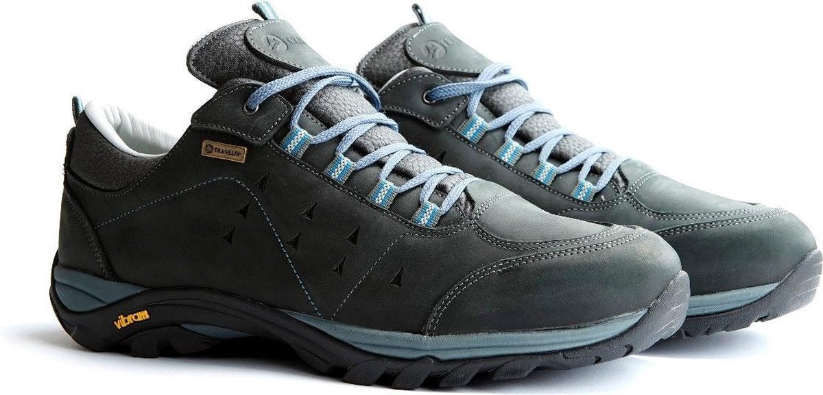 Travelin Aarhus Wandelschoenen Unisex - Donkergrijs - Maat 38