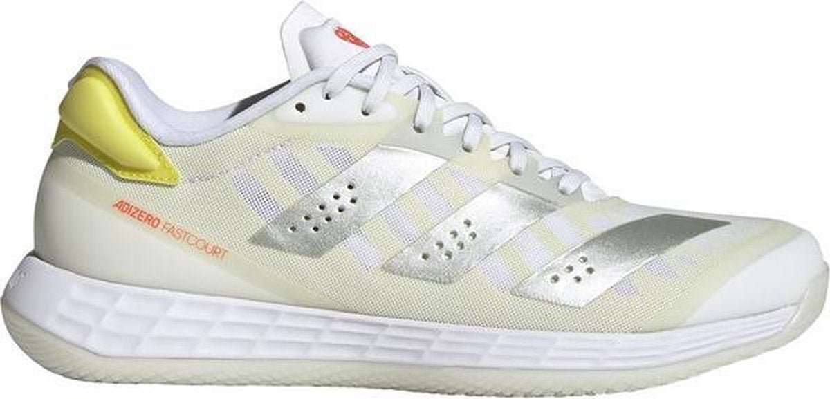 adidas Adizero Fastcourt 2 Dames - geel/wit - maat 38