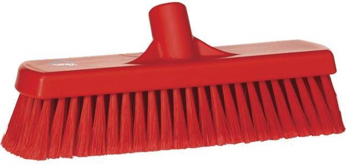 Vikan Hygiene 3178-4 zachte veger rood splitvezel 40 cm breed