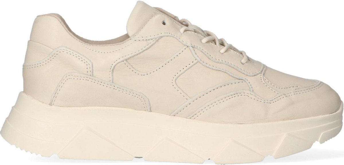 Tango Kady Fat 10 Lage sneakers - Leren Sneaker - Dames - Beige - Maat 37