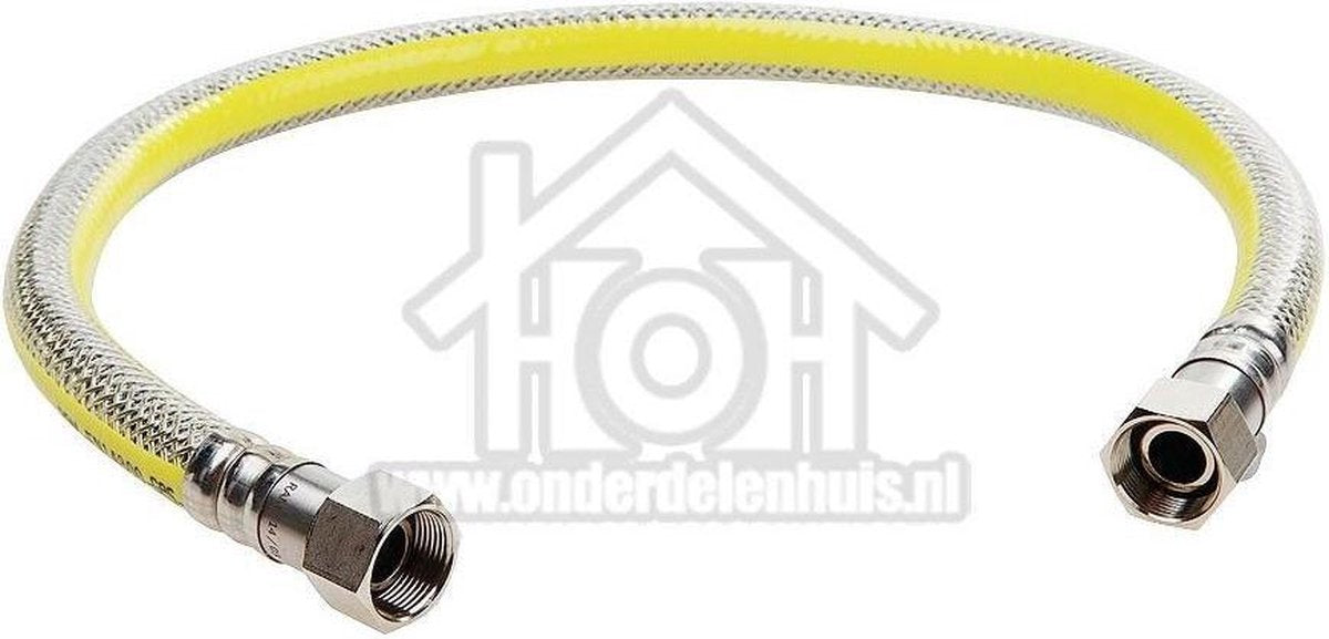 Easyfiks Gasslang RVS flexibel voor alle apparaten Superflex 100 cm met gastec keurmerk SM2296