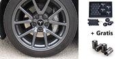 Tesla Model 3 S X Aero Wheel Cap Kit Wieldoppen Auto Accessoires Naafdoppen – OEM – Zwart Zilver