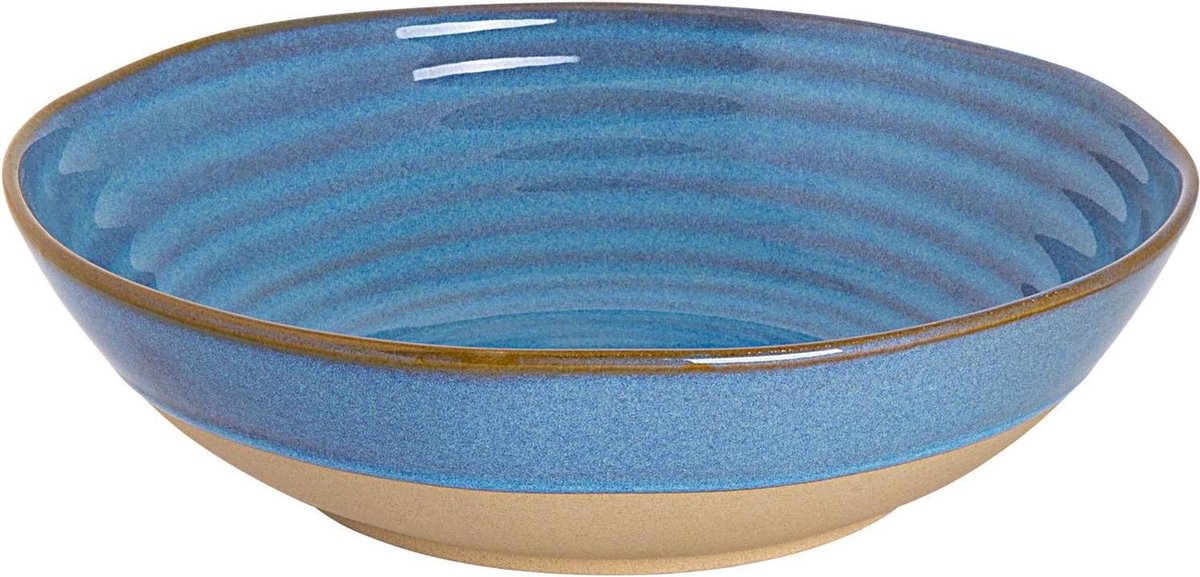 Palmer Bord diep Dublin 22 cm Blauw Stoneware 1 stuk(s)