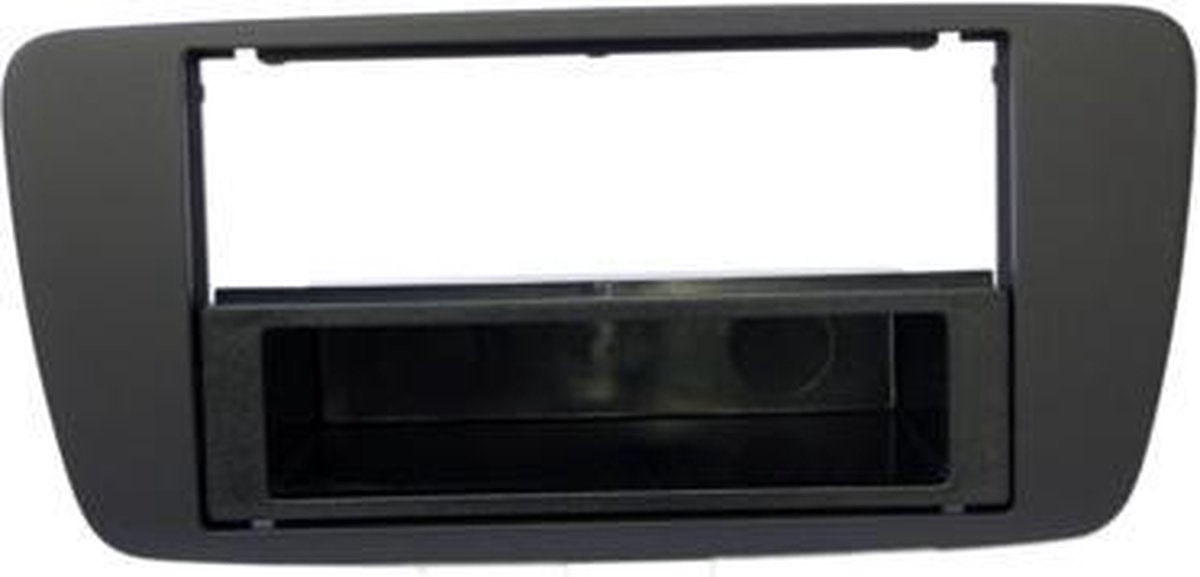 Inbouwframe met bakje  Seat Ibiza  08> ABSZWART ANTRACIET