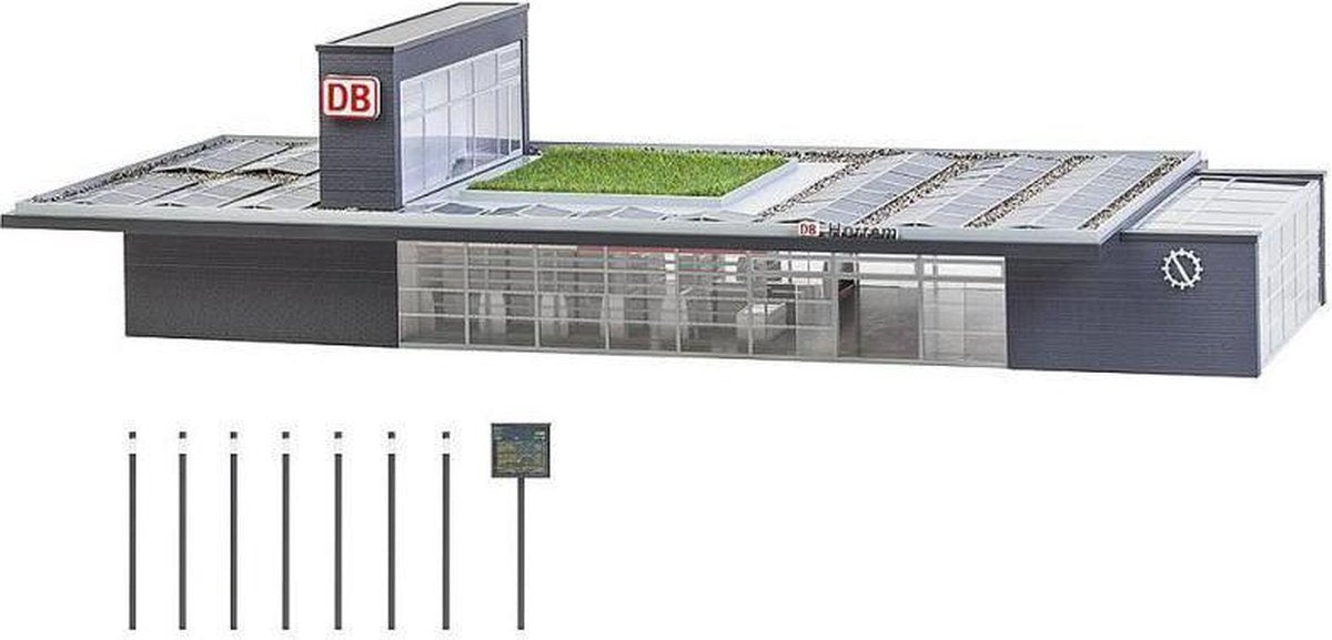 Faller Station Horrem Modelbouwdecoratie