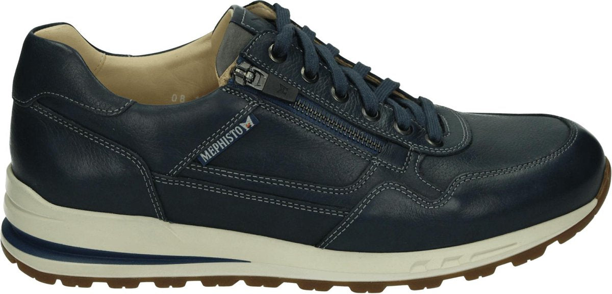 Mephisto BRADLEY NEVADA - Volwassenen Heren sneakersVrije tijdsschoenen - Kleur: Blauw - Maat: 42