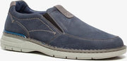 Hush Puppies leren heren instappers - Blauw - Maat 42
