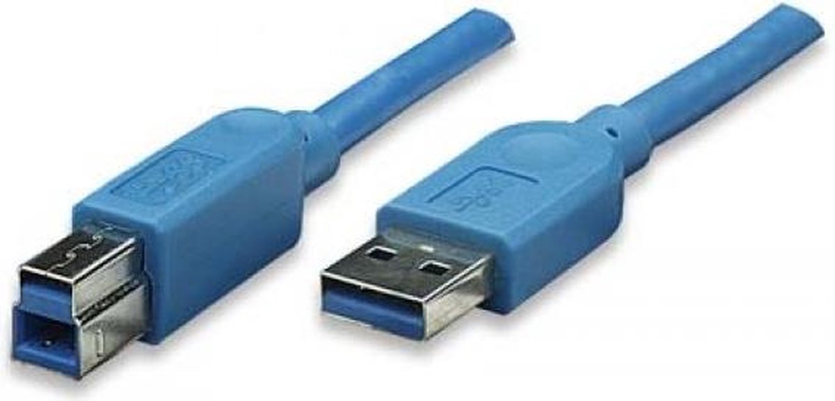 Techly 0.5m USB 3.0 AB M/M USB-kabel 0