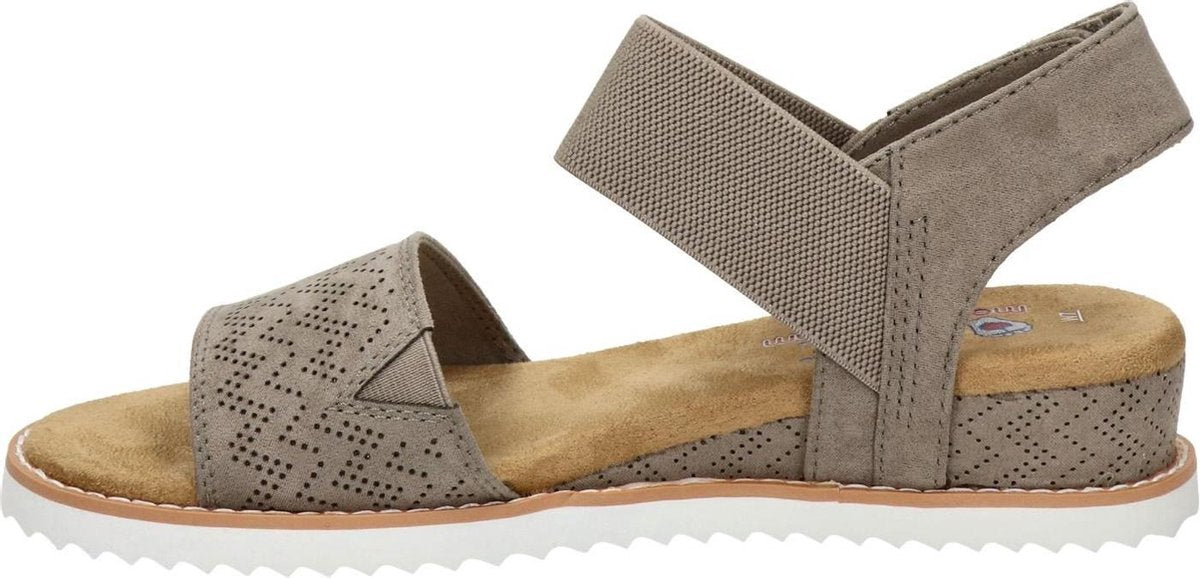 Bobs Desert Kiss dames sandaal - Taupe - Maat 37
