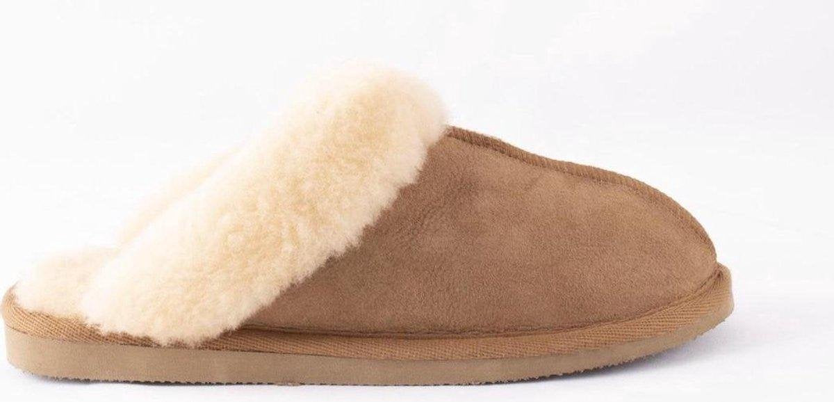 Shepherd Jessica Dames Pantoffels - Chestnut - Maat 38