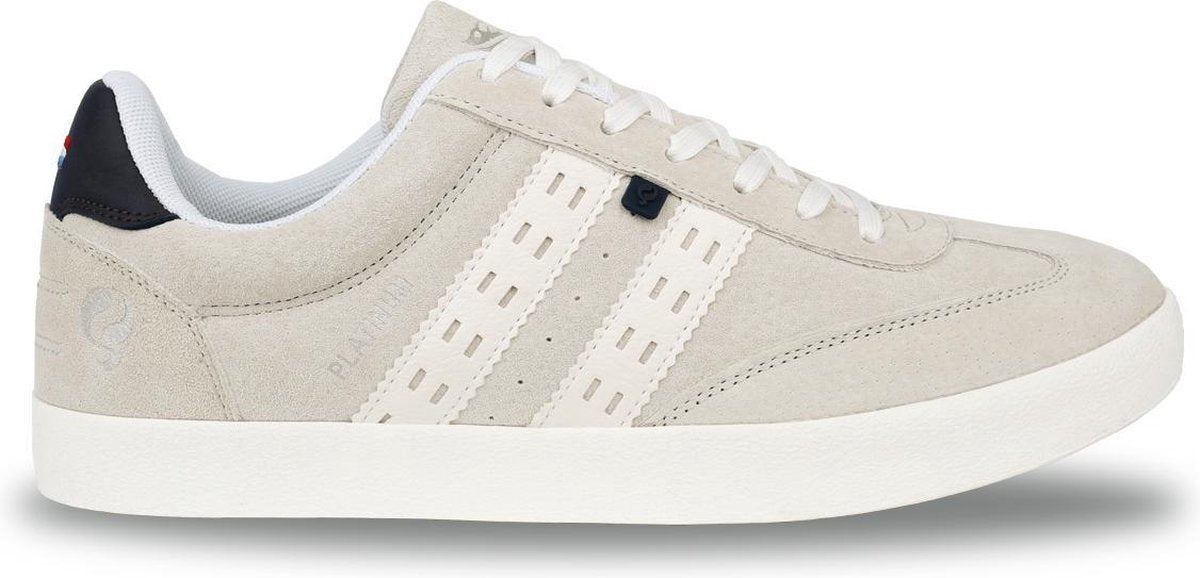 Heren Sneaker Platinum - Witgrijs/Donkerblauw