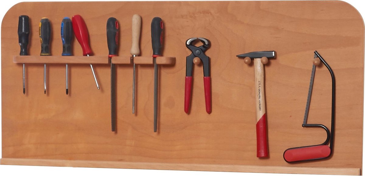 Glückskäfer Werkbank Wand Bruin Hout Junior 78 X 38 X 5 Cm