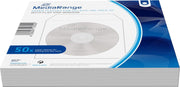 MediaRange BOX65 CD-doosje Opbergmap/sleeve 1 schijven Wit