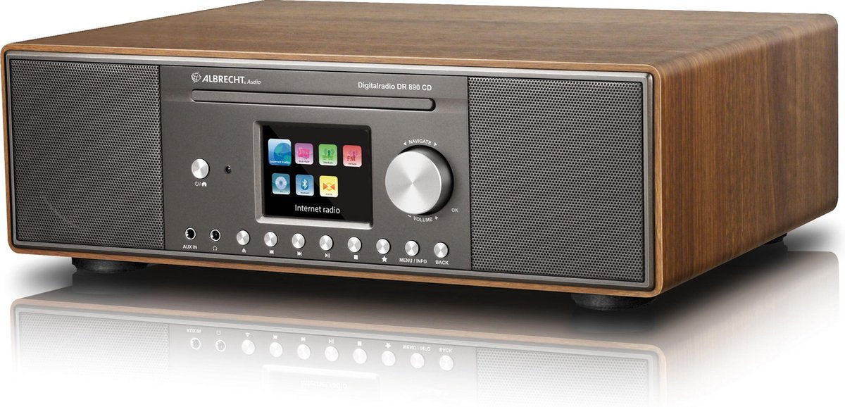 Albrecht DR 890 CD Hybride radio met DAB+