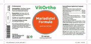 VitOrtho Mariadistel Formule - 60 vegicaps - Kruidenpreparaat - Voedingssupplement