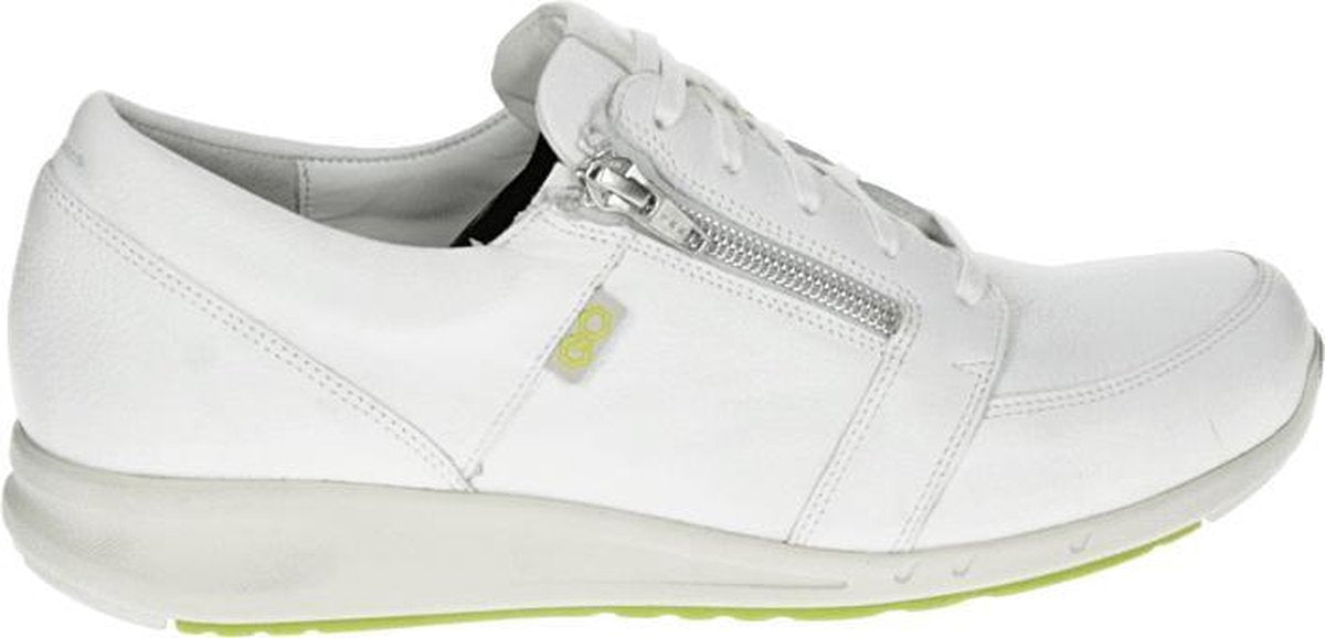 Durea 6219 E - Volwassenen Dames veterschoenen - Kleur: Wit/beige - Maat: 42.5