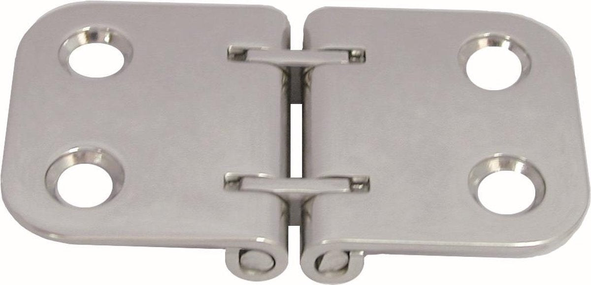 Luikscharnier - 71x40x2 - Rvs 304 - Knoop onder