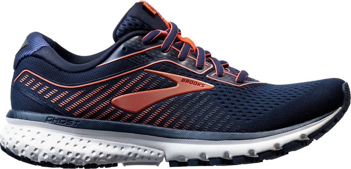 Brooks Brooks Ghost 12  Sportschoenen - Maat 36.5 - Vrouwen - blauw/oranje
