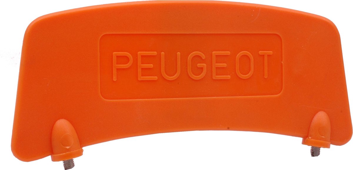ORANJE PLAAT PEUGEOT