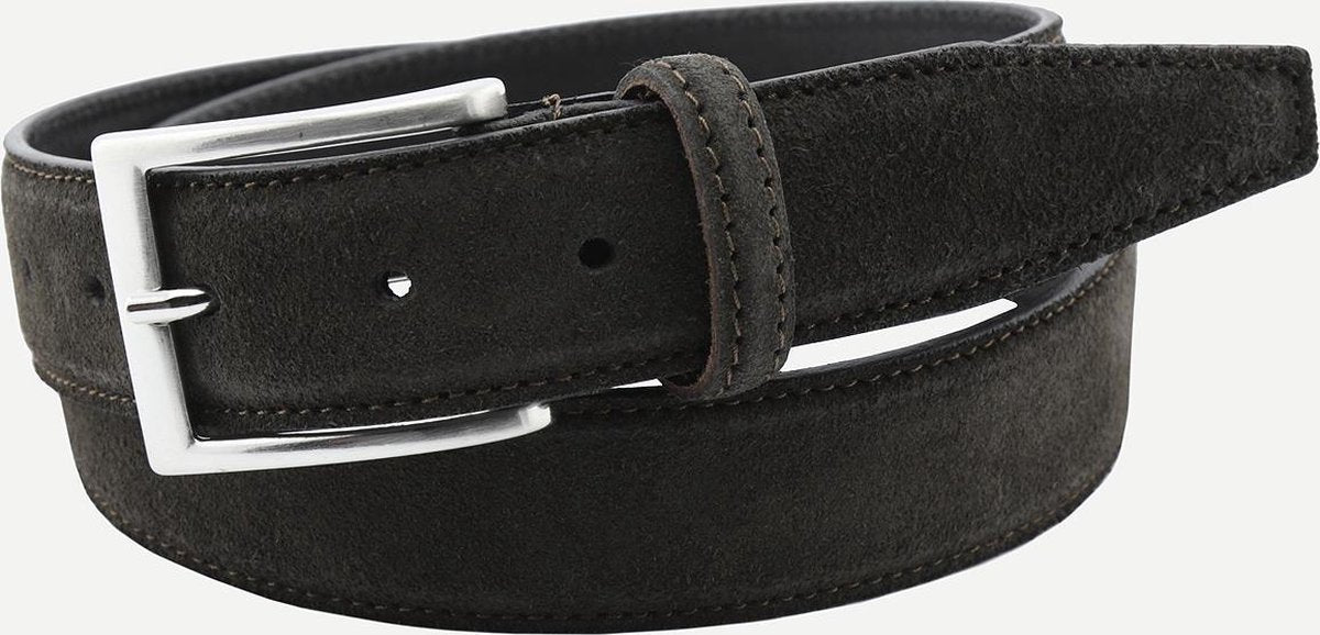 Steppin' Out Mannen Suede belt Bruin Suede Maat: 90
