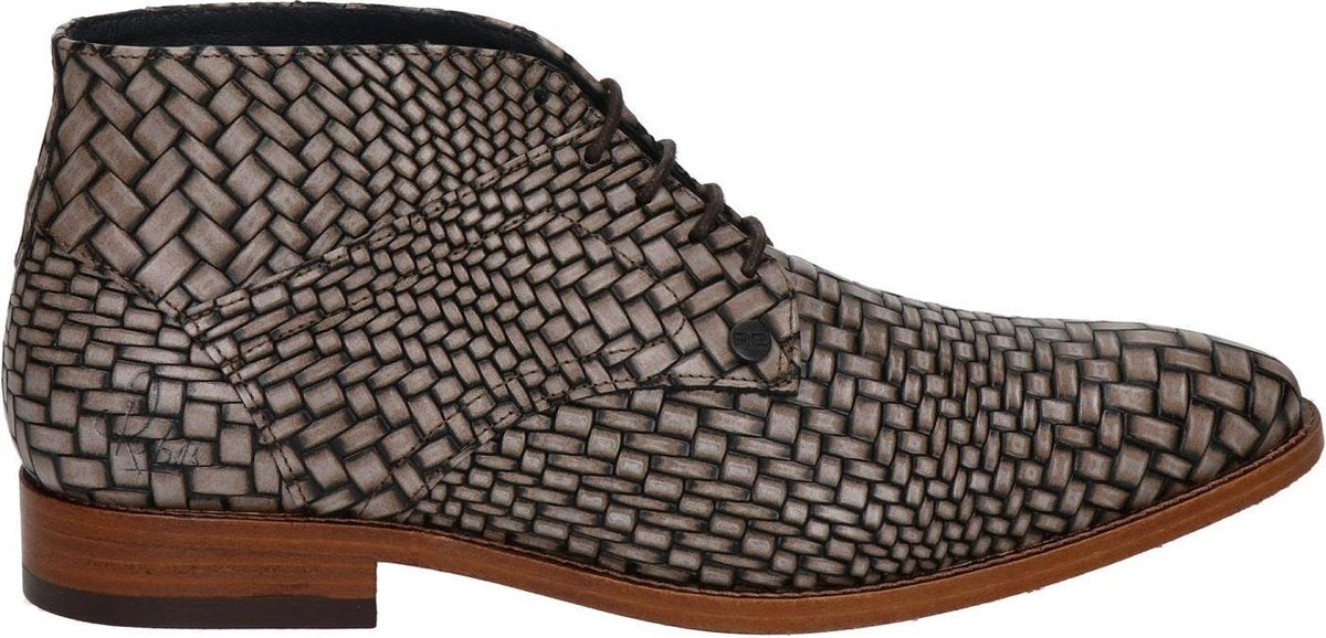 Rehab Barry Brick heren veterschoen - Taupe - Maat 44