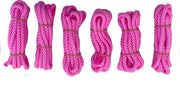 Springtouw | Springtouwen | Jumprope |Roze| 3 meter | Set 6 stuks | Springtouwtjes