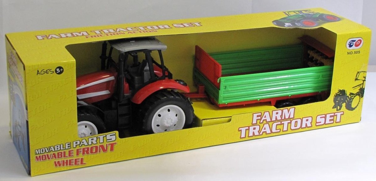 TRACTOR MET KAR 60cm