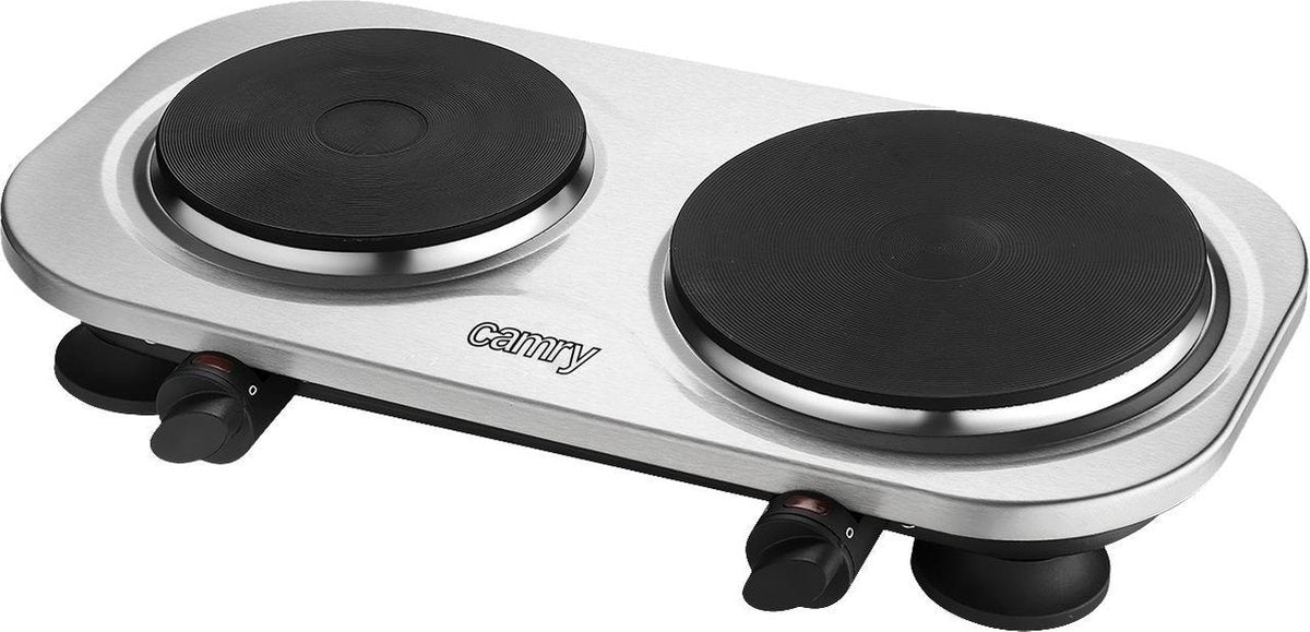 Camry CR 6511 - Kookplaat - elektrisch - dubbel - 2500 Watt