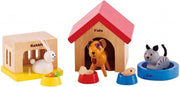 Hape Poppenhuis Dierenset
