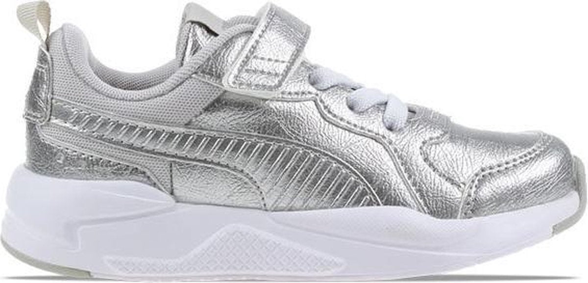 PUMA X-Ray Metallic AC PS Sneakers - Puma Silver-Puma Silver-Gray Violet - Maat 31