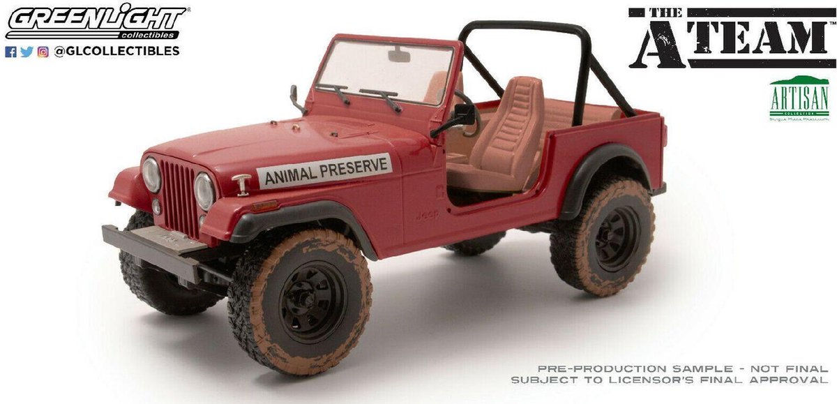Jeep CJ-7 Animal Preserve The A-Team 1995