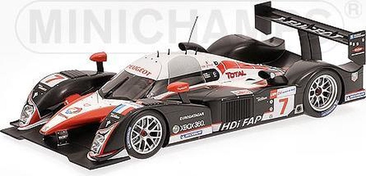 Peugeot 908 HDI FAP #7 2nd Place Le Mans 2008 1:18 Minichamps 150 081207