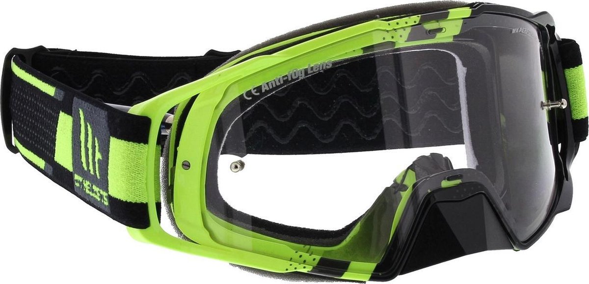 MT MX Performance Crossbril geel zwart