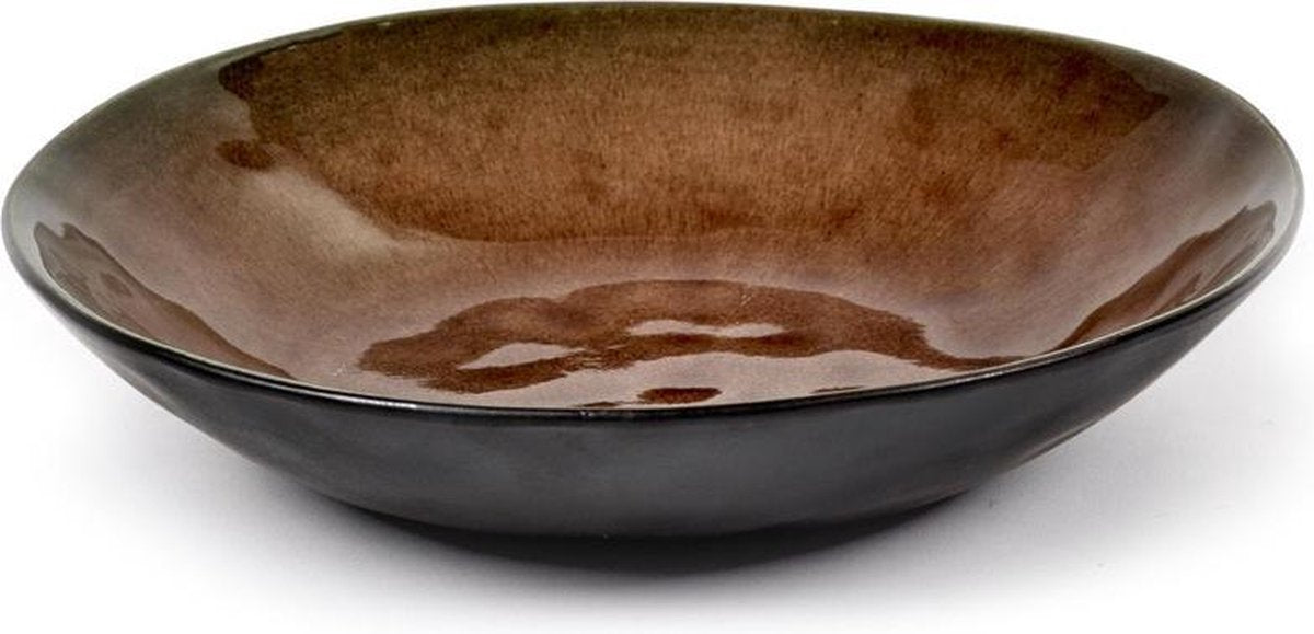 P. Naessens Pure bruin gevlamd pasta/slabord 23.5cm