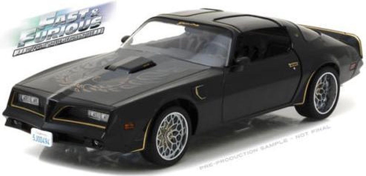 The Fast And The Furious Pontiac Firebird Trans AM 1:18