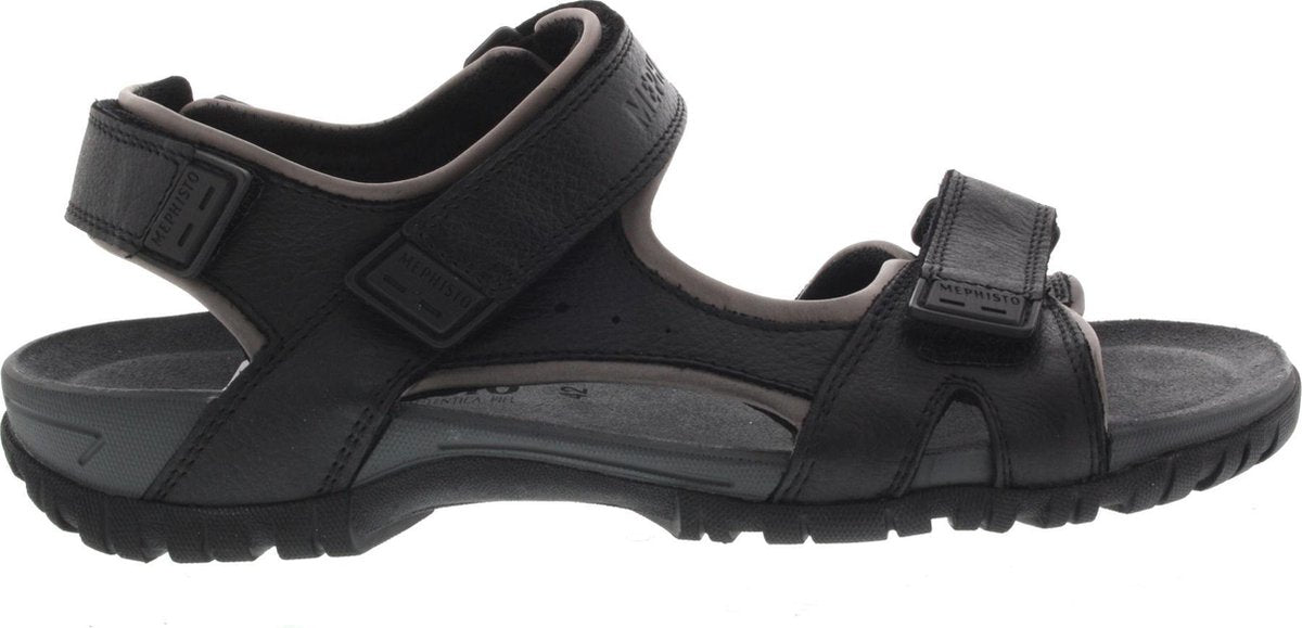 Heren Sandalen Mephisto Brice Nevada 1500-6105 Zwart - Maat 42