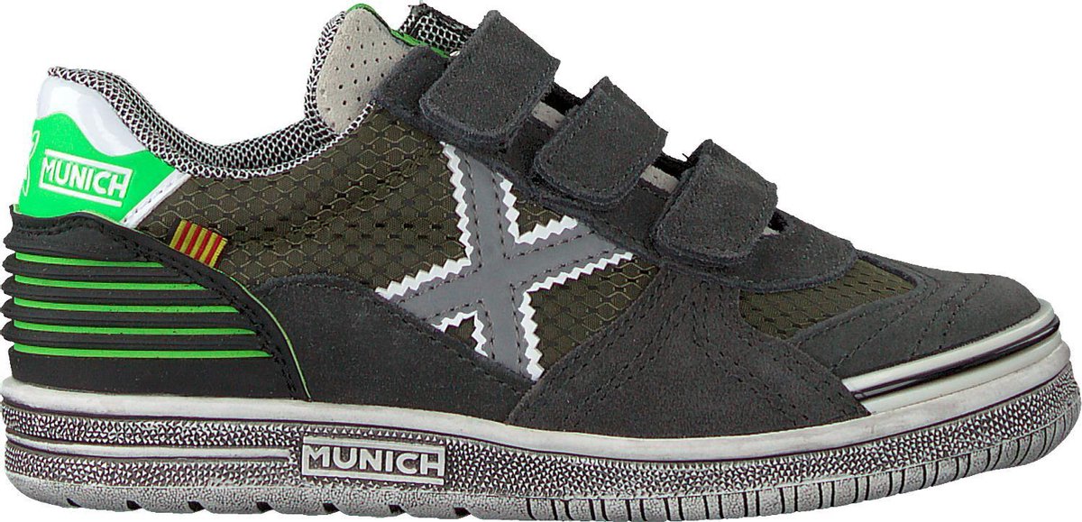 Munich Jongens Lage sneakers G3 Velcro - Groen - Maat 32