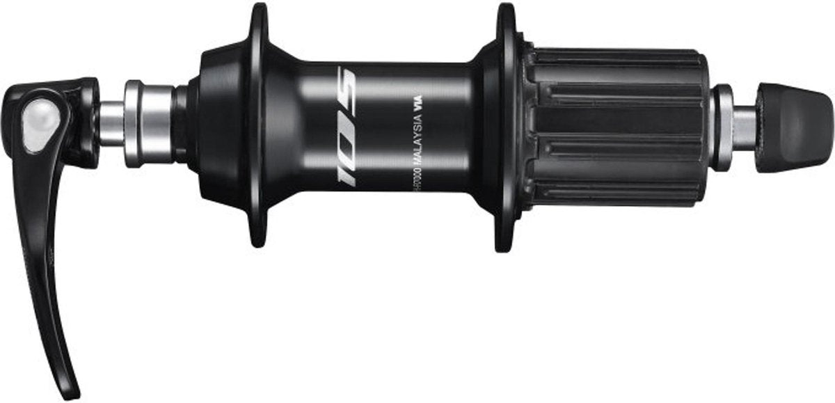Achternaaf Shimano 105 HB-R7000 10/11 speed - 32 gaats met 163 mm snelspanner - zwart