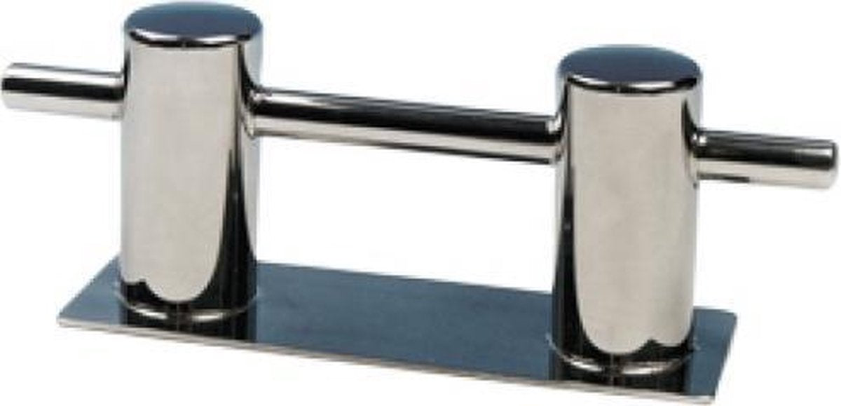 Allpa RVS dubbele Bolder voor Boutmontage 210 mm