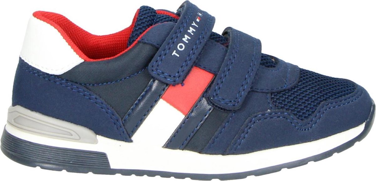 Tommy Hilfiger jongens klittenbandschoen - Blauw - Maat 32