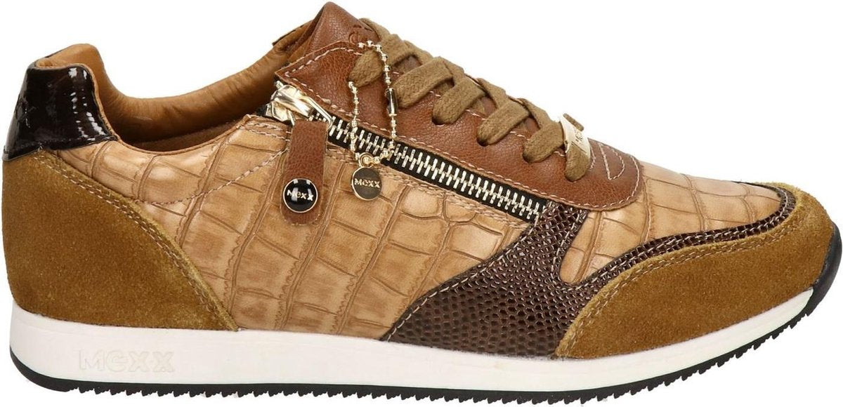Mexx Federica dames sneaker - Cognac - Maat 38